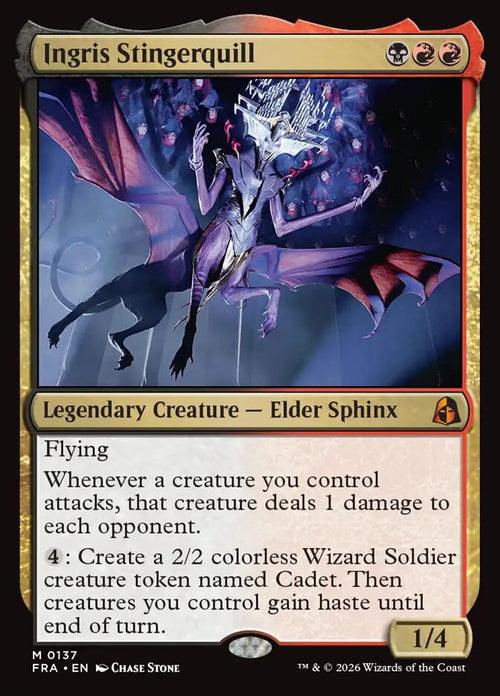 Ingris Stingerquill — Reality Fracture #137 — Non Foil