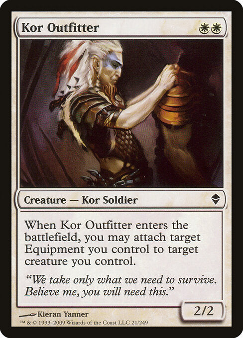 Kor Outfitter — Zendikar #21 — Foil — reference image 1