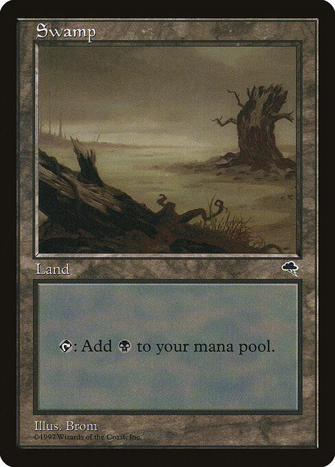 Swamp — Tempest #340 — Non Foil — reference image 1