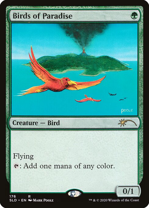 Birds of Paradise — Secret Lair Drop #176 — Non Foil — reference image 1