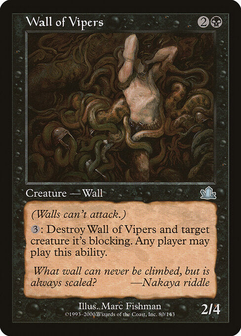 Wall of Vipers — Prophecy #80 — Foil — reference image 1