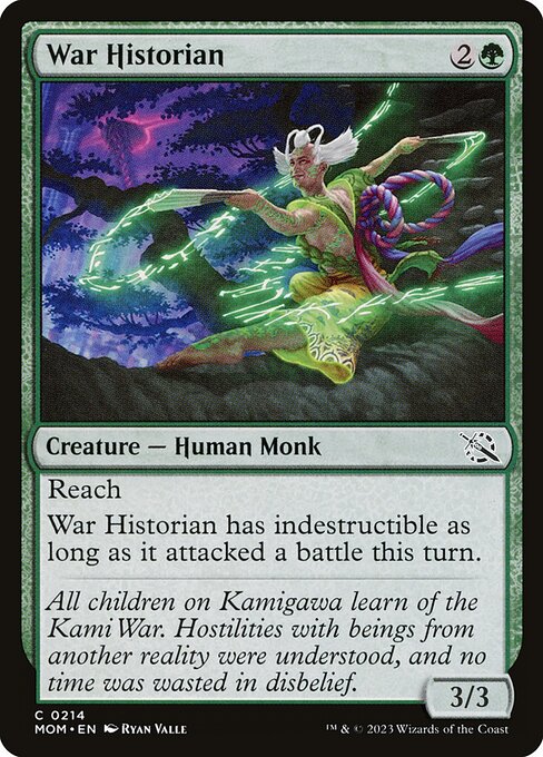 War Historian — March of the Machine #214 — Non Foil — reference image 1
