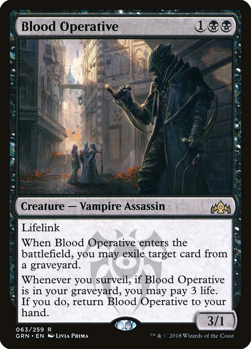 Blood Operative — Guilds of Ravnica #63 — Non Foil — reference image 1