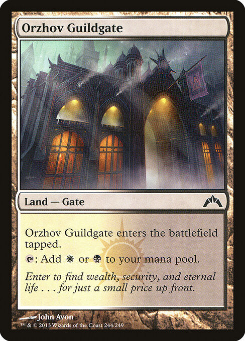 Orzhov Guildgate — Gatecrash #244 — Non Foil — reference image 1