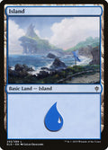 Island — Throne of Eldraine #255 — Foil — reference image 1