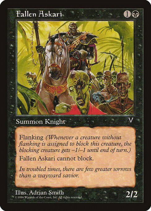 Fallen Askari — Visions #59 — Non Foil — reference image 1