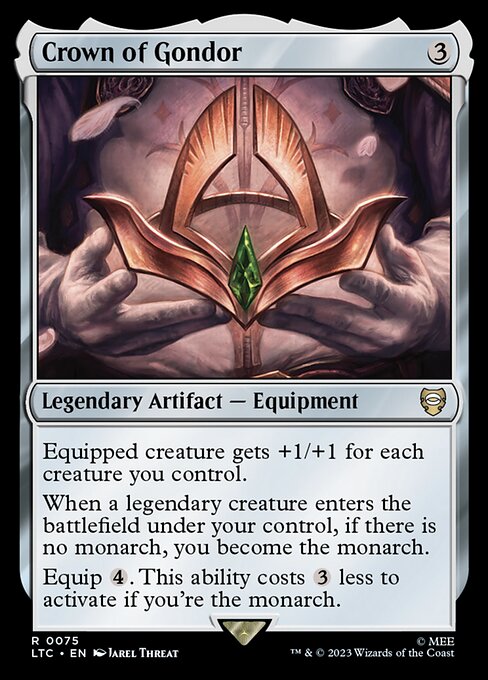 Crown of Gondor — Tales of Middle-earth Commander #75 — Non Foil — reference image 1