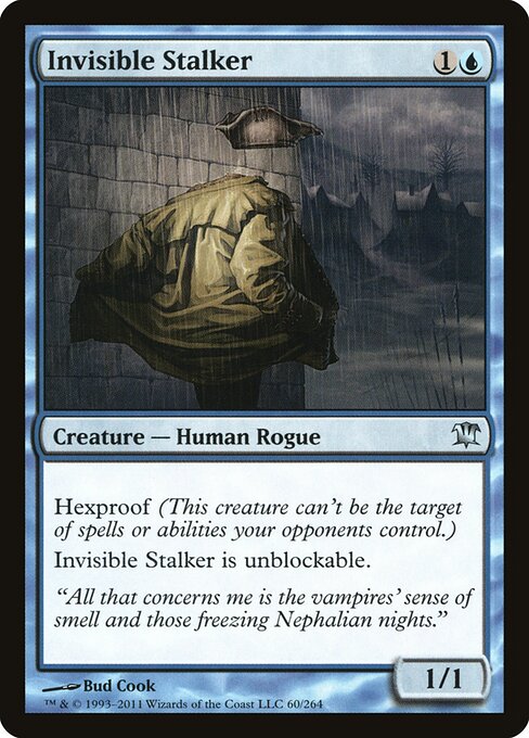 Invisible Stalker — Innistrad #60 — Foil — reference image 1