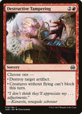 Destructive Tampering — Aether Revolt #78 — Non Foil — reference image 1