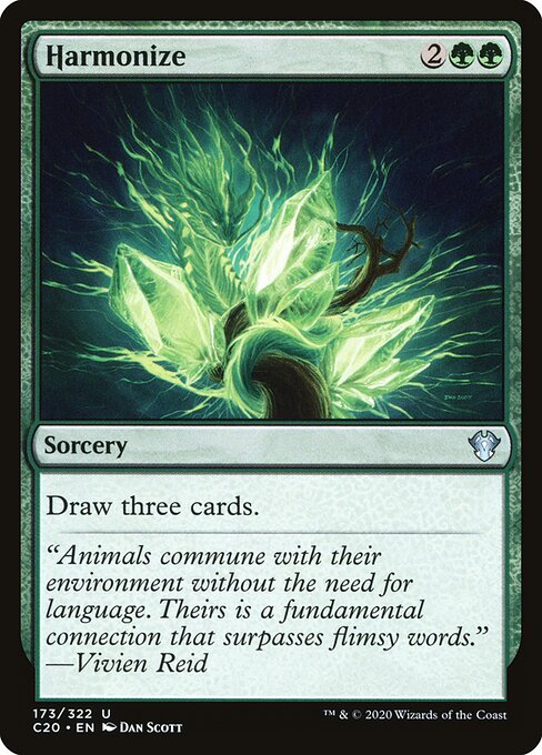 Harmonize — Commander 2020 #173 — Non Foil — reference image 1