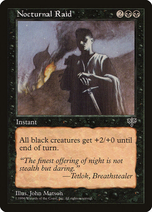 Nocturnal Raid — Mirage #132 — Non Foil — reference image 1