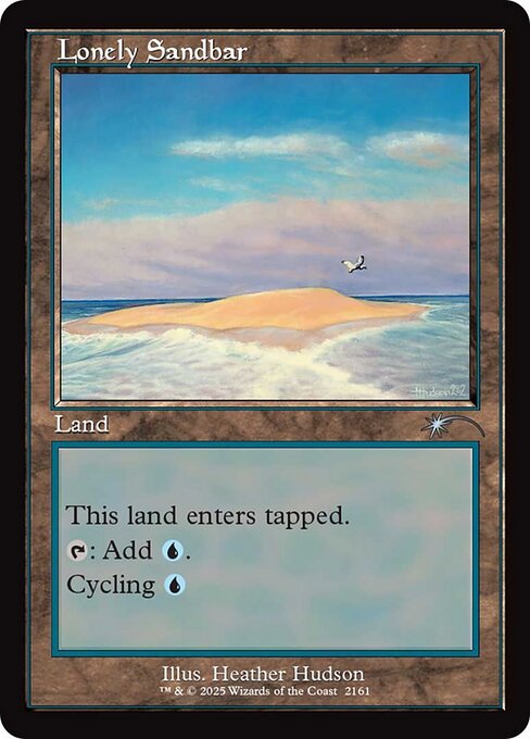 Lonely Sandbar — Secret Lair Drop #2161 — Non Foil — reference image 1