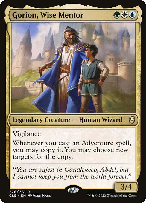 Gorion, Wise Mentor — Commander Legends: Battle for Baldur's Gate #276 — Non Foil — reference image 1