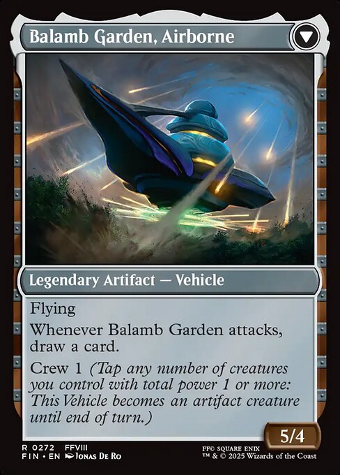 Balamb Garden, SeeD Academy // Balamb Garden, Airborne — Final Fantasy #272 — Foil — reference image 2