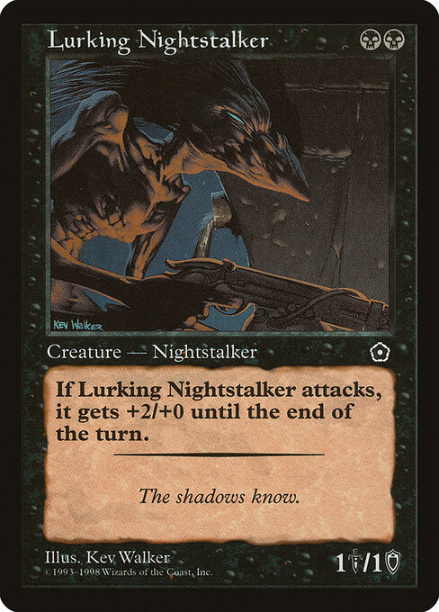 Lurking Nightstalker — Portal Second Age #77 — Non Foil — reference image 1