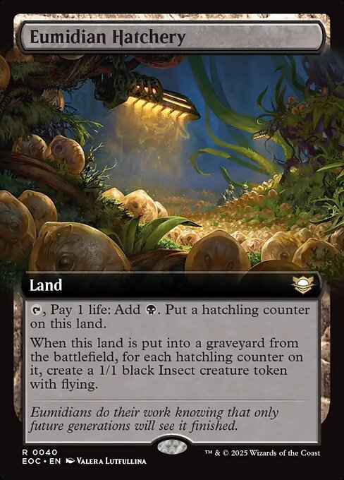 Eumidian Hatchery — Edge of Eternities Commander #40 — Non Foil — reference image 1