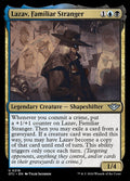 Lazav, Familiar Stranger — Outlaws of Thunder Junction #216 — Foil — reference image 1
