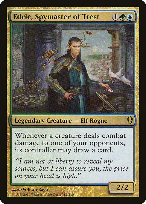 Edric, Spymaster of Trest — Conspiracy #187 — Non Foil — reference image 1