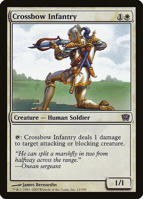 Crossbow Infantry — Ninth Edition #12★ — Foil — reference image 1