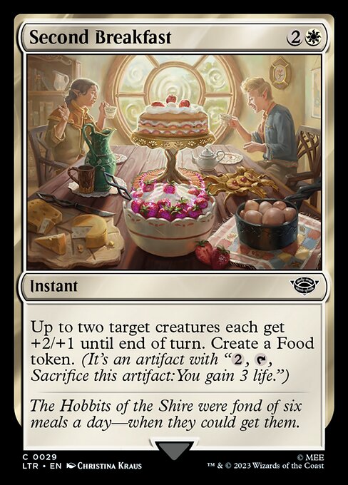 Second Breakfast — The Lord of the Rings: Tales of Middle-earth #29 — Foil — reference image 1