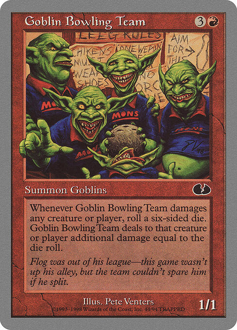 Goblin Bowling Team — Unglued #44 — Non Foil — reference image 1