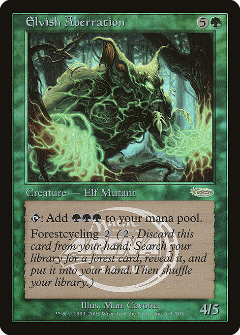 Elvish Aberration — Arena League 2003 #7 — Foil — reference image 1