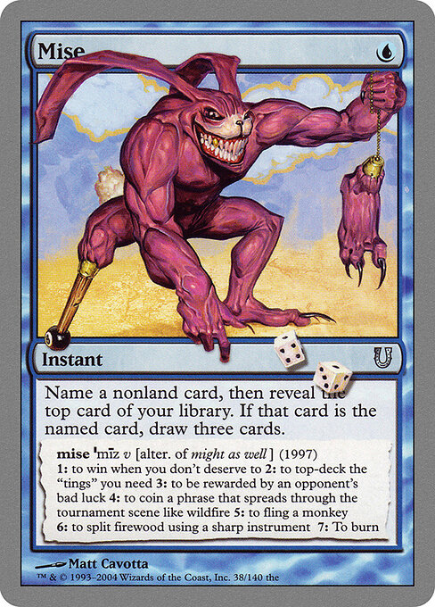 Mise — Unhinged #38 — Non Foil — reference image 1