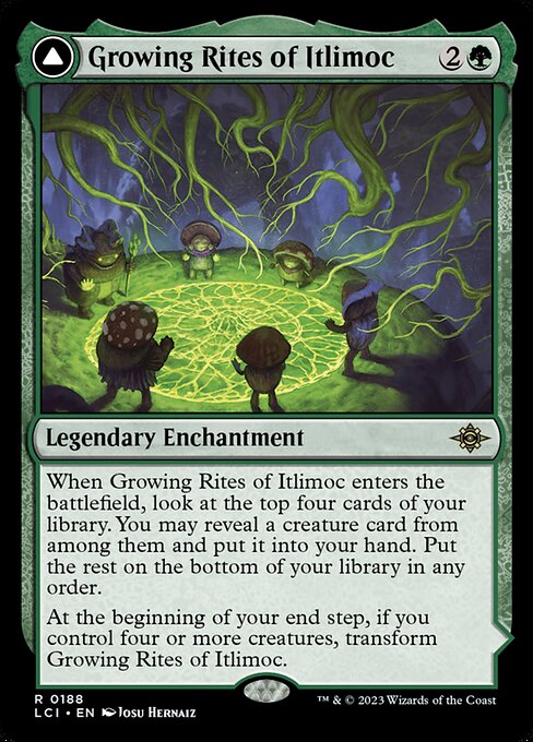 Growing Rites of Itlimoc // Itlimoc, Cradle of the Sun — The Lost Caverns of Ixalan #188 — Non Foil — reference image 1