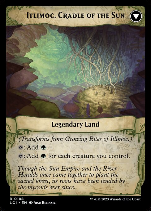 Growing Rites of Itlimoc // Itlimoc, Cradle of the Sun — The Lost Caverns of Ixalan #188 — Foil — reference image 2