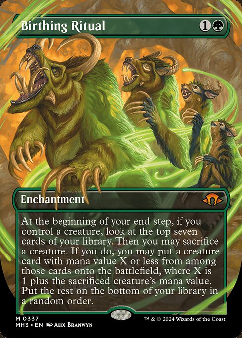 Birthing Ritual — Modern Horizons 3 #337 — Foil — reference image 1