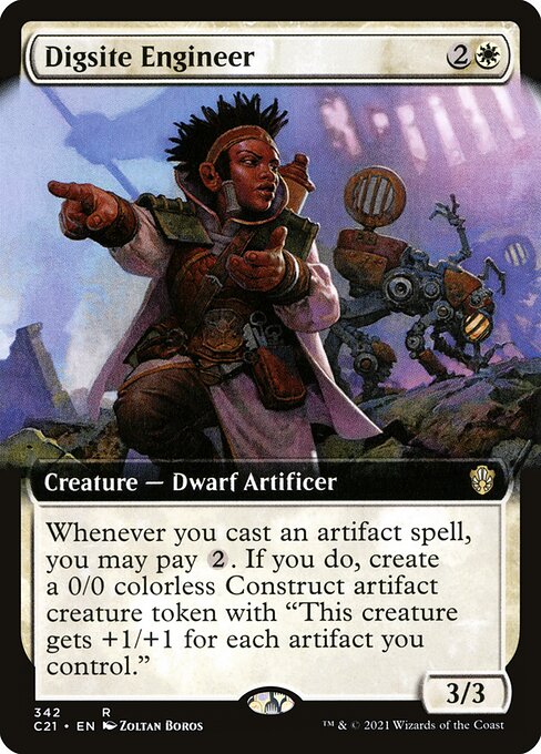 Digsite Engineer — Commander 2021 #342 — Non Foil — reference image 1
