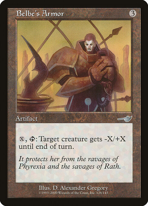 Belbe's Armor — Nemesis #126 — Non Foil — reference image 1