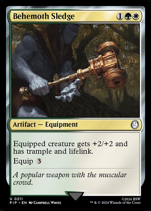 Behemoth Sledge — Fallout #211 — Non Foil — reference image 1