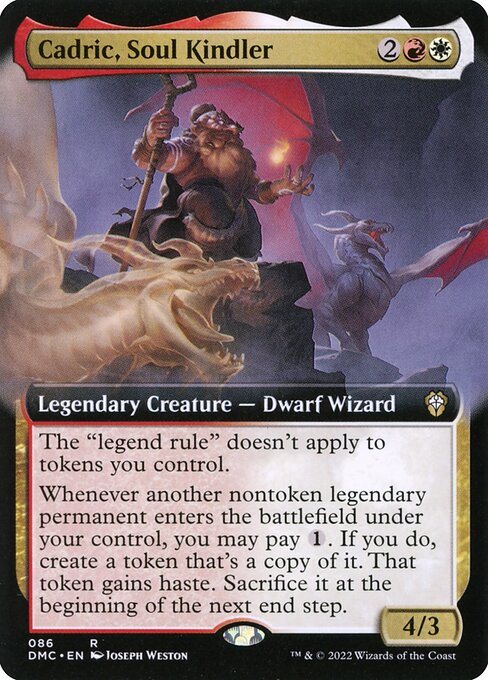 Cadric, Soul Kindler — Dominaria United Commander #86 — Non Foil — reference image 1