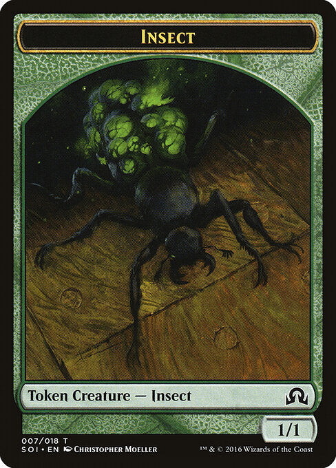 Insect — Shadows over Innistrad Tokens #7 — Non Foil — reference image 1