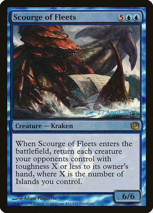 Scourge of Fleets — Journey into Nyx Promos #51★ — Foil — reference image 1