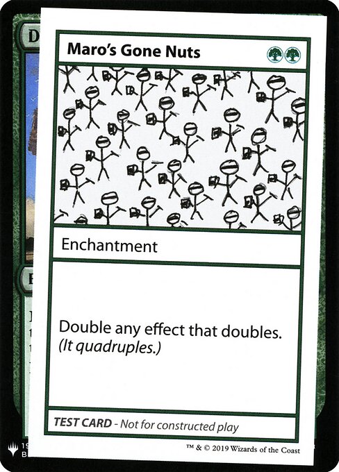 Maro's Gone Nuts — Mystery Booster Playtest Cards 2019 #81 — Non Foil — reference image 1
