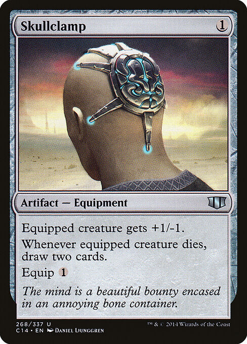 Skullclamp — Commander 2014 #268 — Non Foil — reference image 1