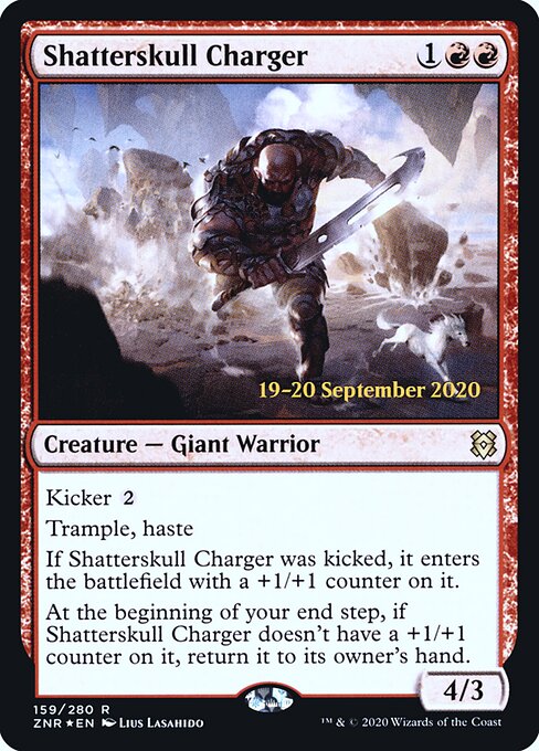 Shatterskull Charger — Zendikar Rising Promos #159s — Foil — reference image 1