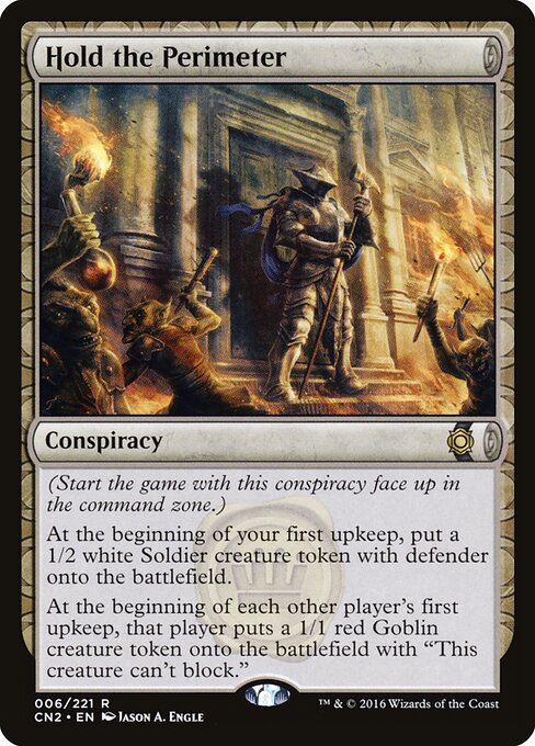 Hold the Perimeter — Conspiracy: Take the Crown #6 — Foil — reference image 1