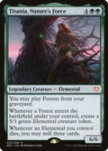 Titania, Nature's Force — The Brothers' War Commander #25 — Non Foil — reference image 1