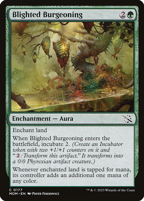 Blighted Burgeoning — March of the Machine #177 — Foil — reference image 1