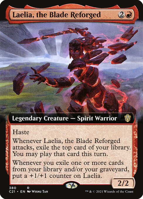 Laelia, the Blade Reforged — Commander 2021 #380 — Non Foil — reference image 1