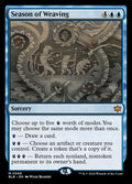 Season of Weaving — Bloomburrow Promos #68p — Foil — reference image 1