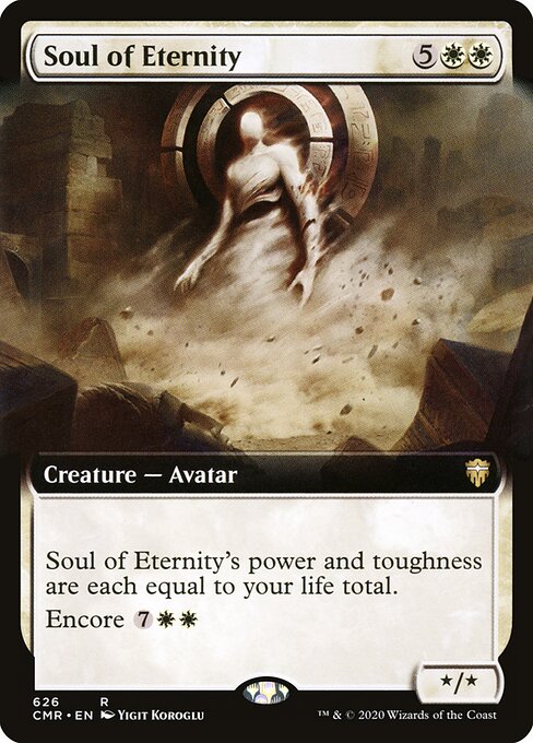 Soul of Eternity — Commander Legends #626 — Non Foil — reference image 1