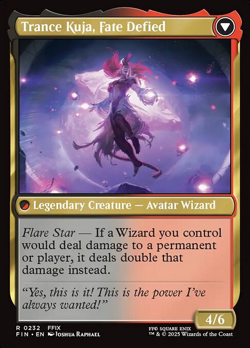 Kuja, Genome Sorcerer // Trance Kuja, Fate Defied — Final Fantasy #232 — Non Foil — reference image 2