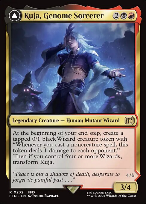 Kuja, Genome Sorcerer // Trance Kuja, Fate Defied — Final Fantasy #232 — Foil — reference image 1