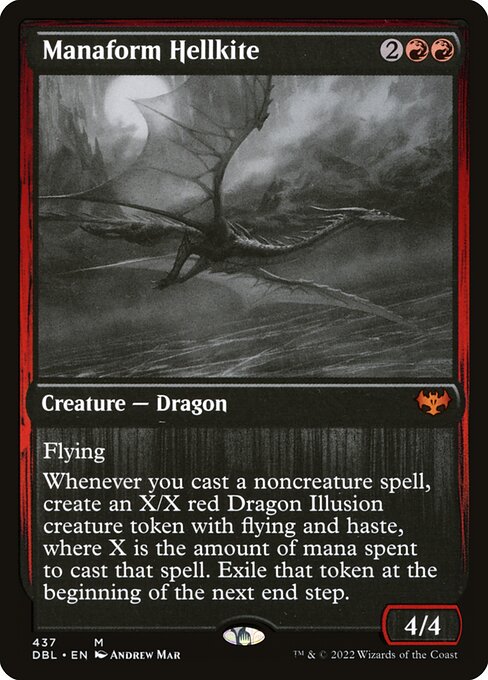Manaform Hellkite — Innistrad: Double Feature #437 — Non Foil — reference image 1