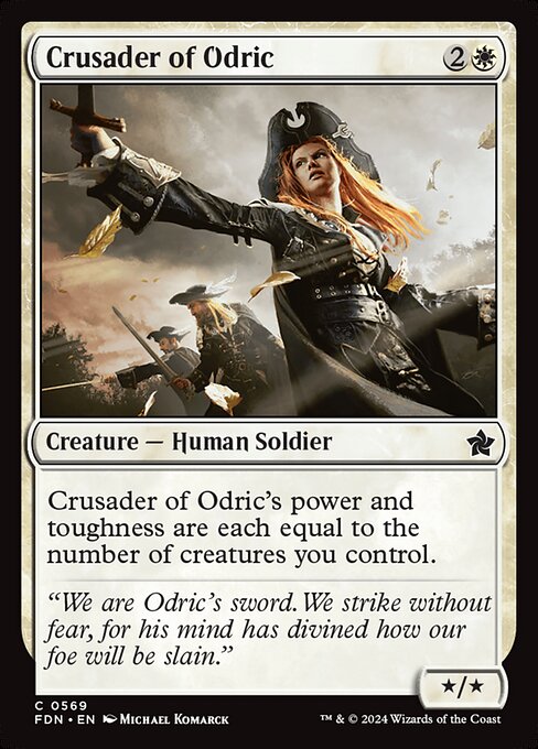 Crusader of Odric — Foundations #569 — Non Foil — reference image 1
