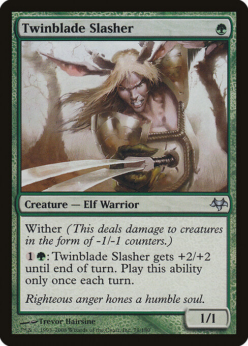 Twinblade Slasher — Eventide #79 — Foil — reference image 1